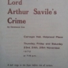 1972 DDS B autumn Lord Arthur Savile's Crime programme