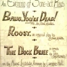 1989 DDS A summer Bang You're Dead, Roost, The Dock Brief programme